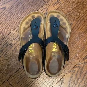 Size 36 black Birkenstock’s